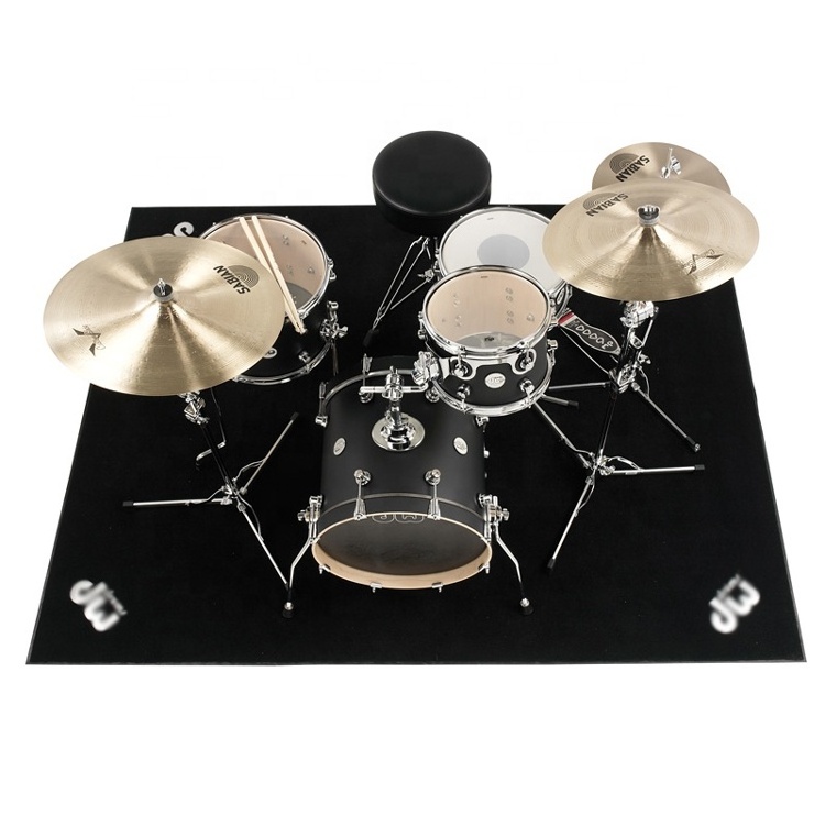 Custom drum set carpet drum rug mat