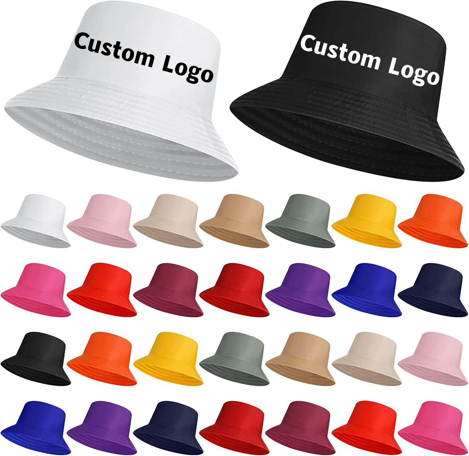 High Quality Custom Customized Print Embroidery Hat Beach Fisherman Fishing Solid Color Bob Basin Adult Cap Bucket Hat