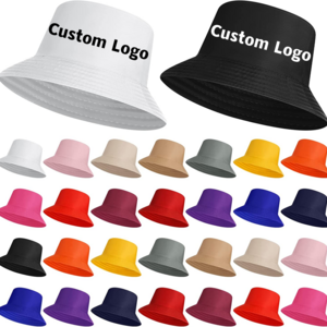 High Quality Custom Customized Print Embroidery Hat Beach Fisherman Fishing Solid Color Bob Basin Adult Cap Bucket Hat