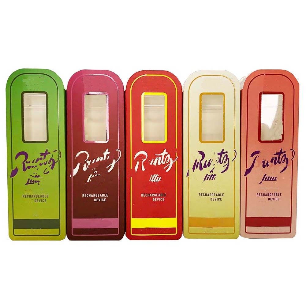 JR Premium Paper box Runz disposable pen Transparent packaging box disposable cartridge box package