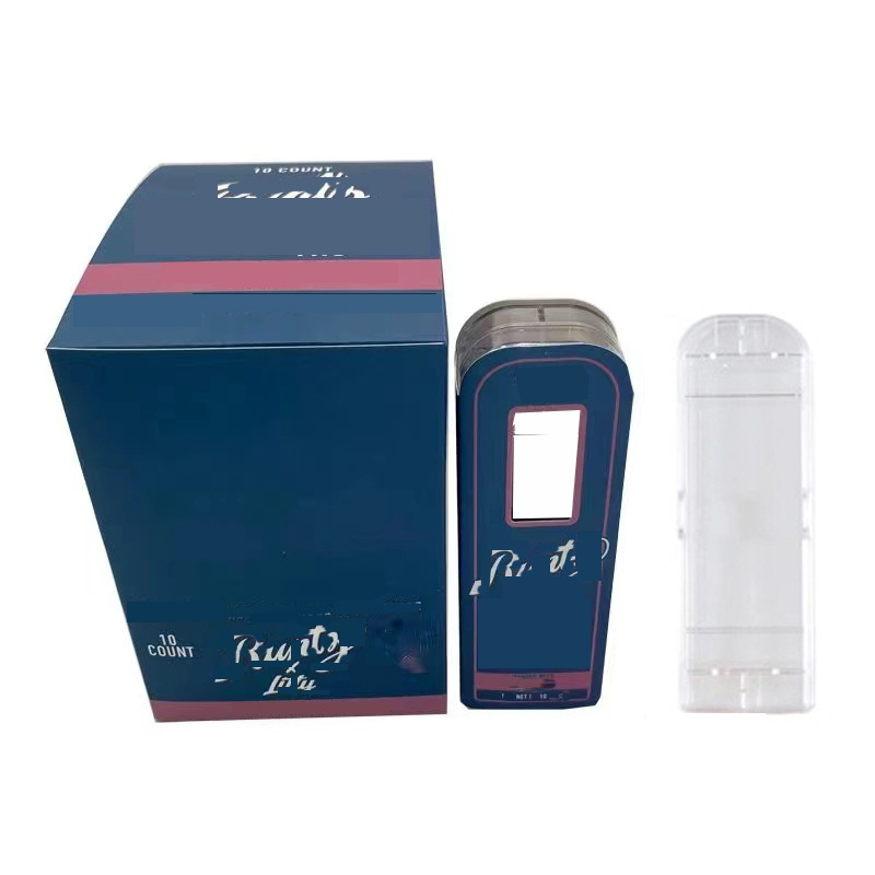 JR Premium Paper box Runz disposable pen Transparent packaging box disposable cartridge box package