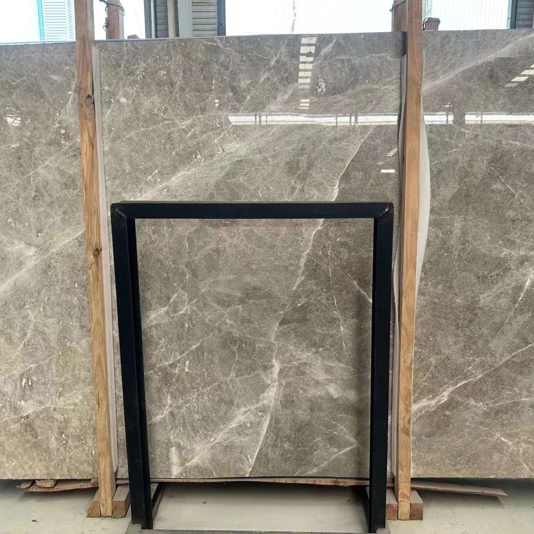 JM Stone turkey marble blocks grey tundra marble slabs for floor wall tiles