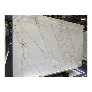 Wholesale Factory Natural Calacatta Gold Marble Slab for Bathroom Floor Walls