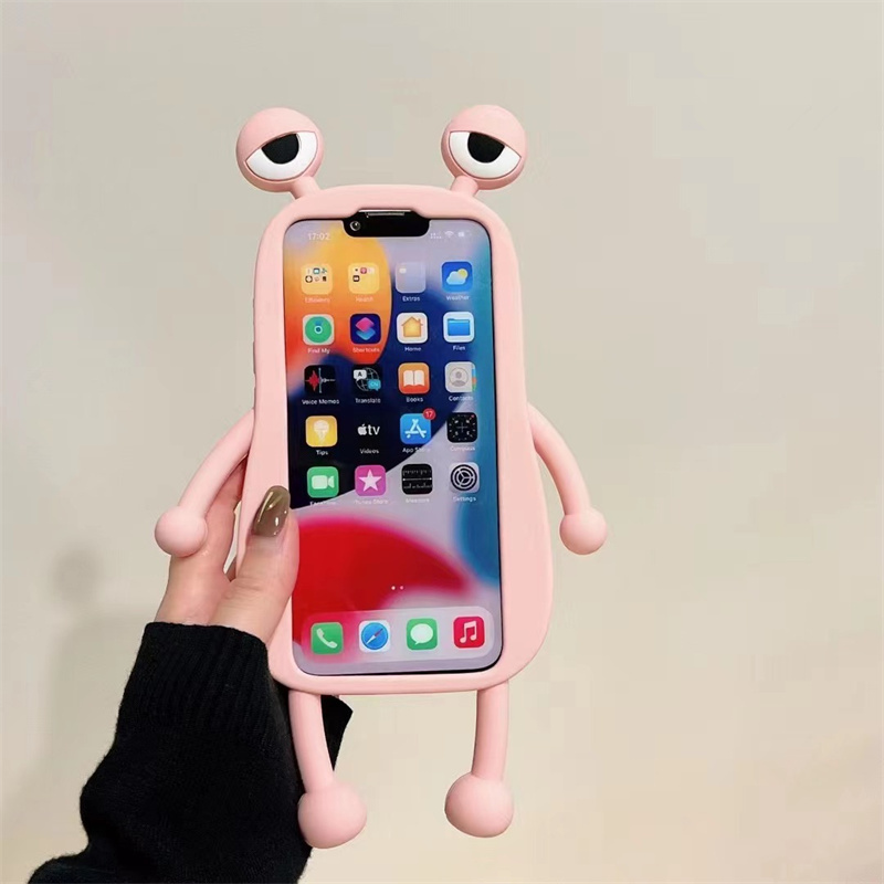 cute 3d cartoon frog silicone phone case for iphone 12 13 14 15,for iphone 14 pro max phone case cover for girl