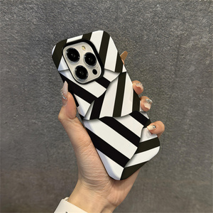 Creative plaid pattern sublimation full wrap phone case for iphone x xr xs 11 12 13 14 15 pro max