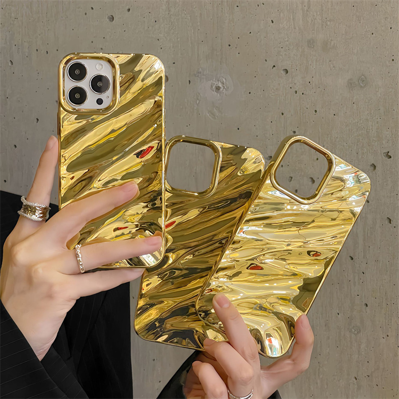 real 24k gold plated phone case for iphone 11 12 1314 15,for iphone 14 pro max gold 24k gold case cover