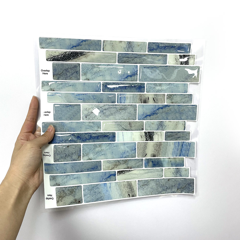 Marble Look Stick on Tiles backsplash wall decor tile peel and stick design products for Kitchen Backsplash and Bathroom