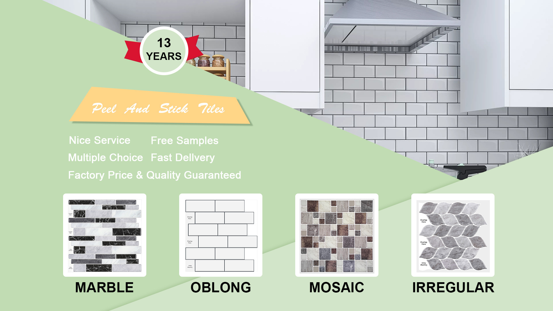 Self Adhesive Black Backsplash sticker mosaic peel and stick wall tile 300*300mm for Bathroom and Kitchen Wall Decoration