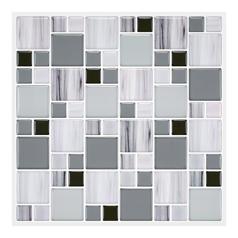 Peel and Stick Vinyl Tile Kitchen Backsplash for Kitchen for Washroom for Bathroom