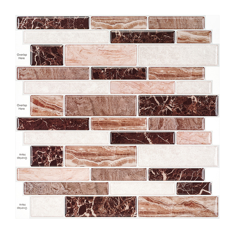 Home  construction materials kitchen bathroom peel and stick tiles for home decor