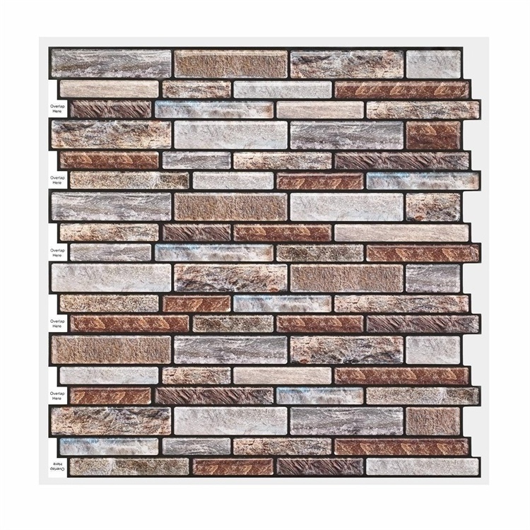 Peel and Stick Backsplash Decorative Tile for Kitchen 12x12 inches Wall Decor Tiles Wallpaper