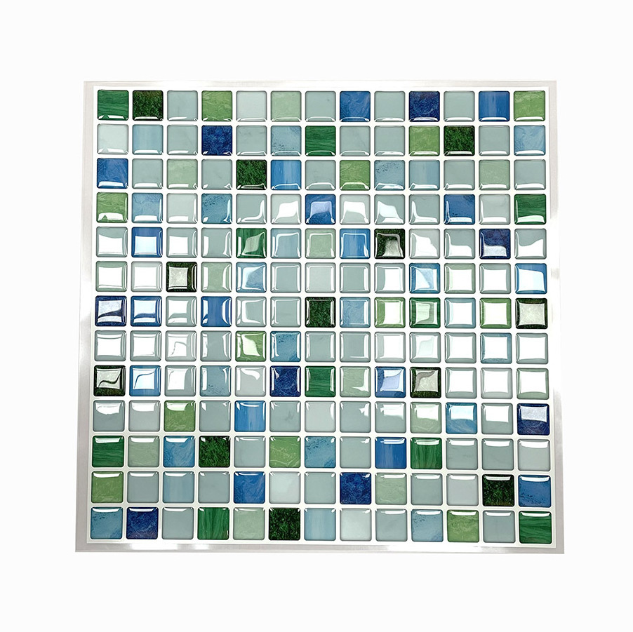 Peel and Stick Mosaic Tile Bathroom Tiles diy Design Products Decoration Removable Backplash Kitchen Marble Mosaic Tiles Sticker