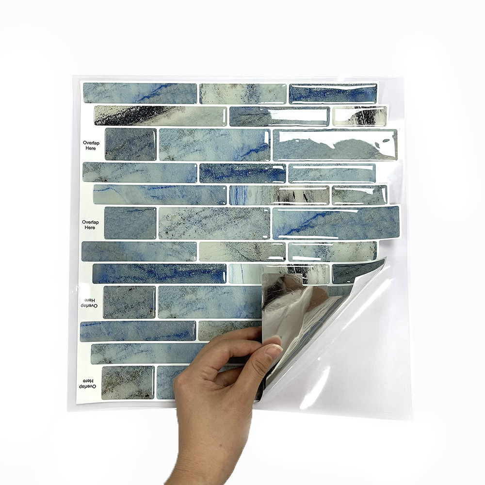 Marble Look Stick on Tiles backsplash wall decor tile peel and stick design products for Kitchen Backsplash and Bathroom