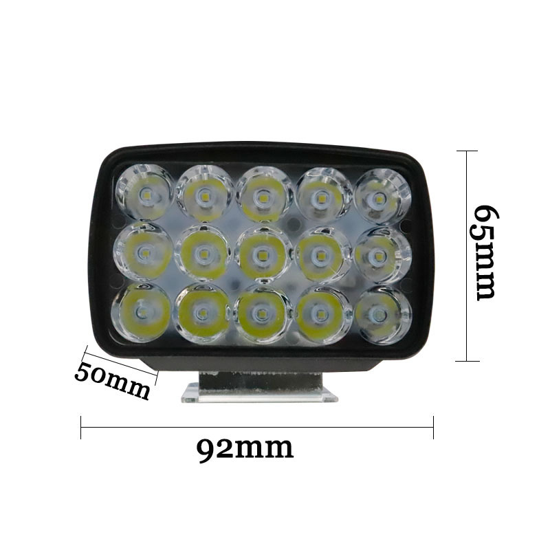 DC 12V-85V 12W Super bright 3030 SMD 1A Spot Beam DRL15 LED Work light headlight for motorcycle Electric vehicle White