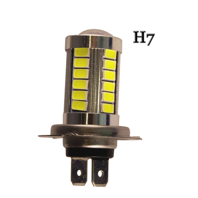 Car H8 LED Fog light 33 SMD 5630 H9 H10 H11 H7 H4 9005 9006 33SMD 5730 for car auto fog light Bub Lamp Head light white 12V