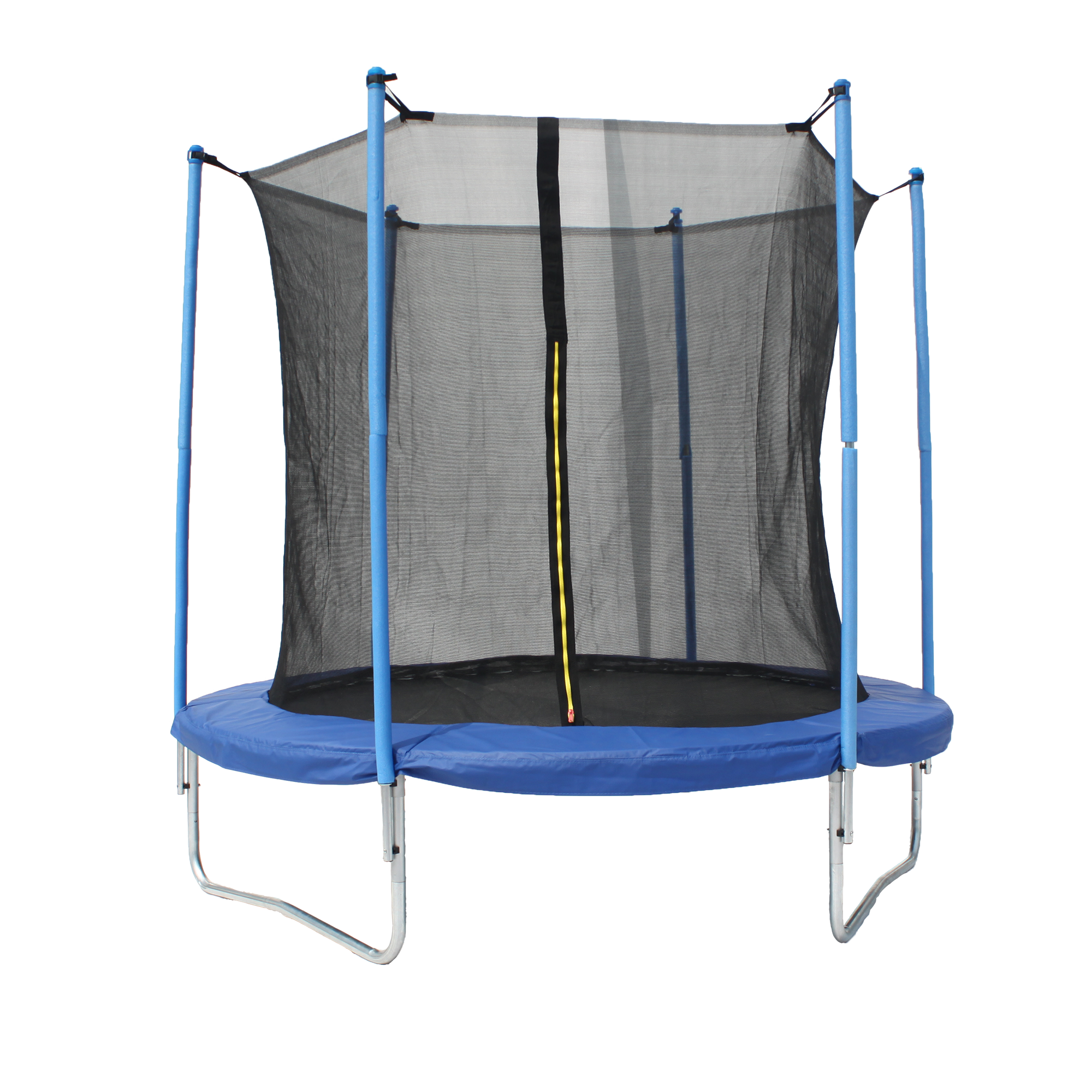 baoxiang 8ft trampoline with security net and lights indoor jumping trampoline