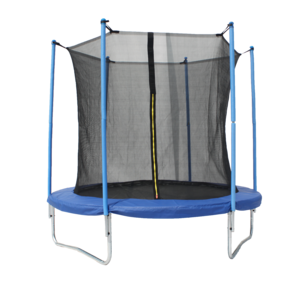 baoxiang 8ft trampoline with security net and lights indoor jumping trampoline