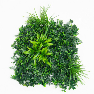 JS Customizable Simulation Uv-resistant Artificial Plant Wall / Fire Retardant Artificial Green Wall Panel