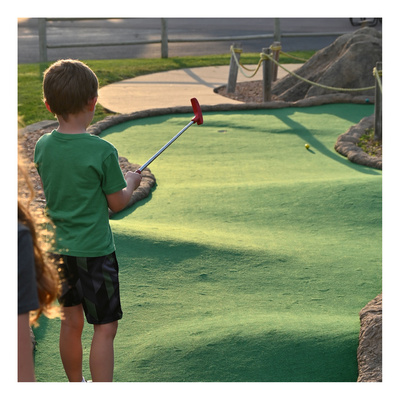 JS Customized Golf Putting Mat High-Density Mini Golf Course Artificial Grass Golf Training Mat