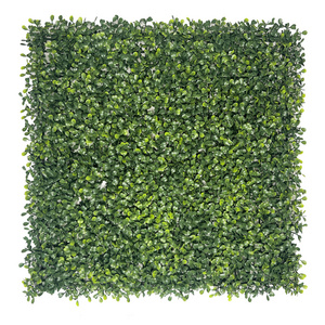 Artificial Boxwood 24 Pack 20"x 20" UV-Anti Green Grass Backdrop& Greenery Artificial Grass Wall Panels for Indoor Outdoor