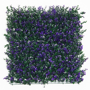 Home Indoor Outdoor Garden UV Fire Retardant Fake Artificial Grass Wall Panel Decor Artificial Green Grass Plant Wall