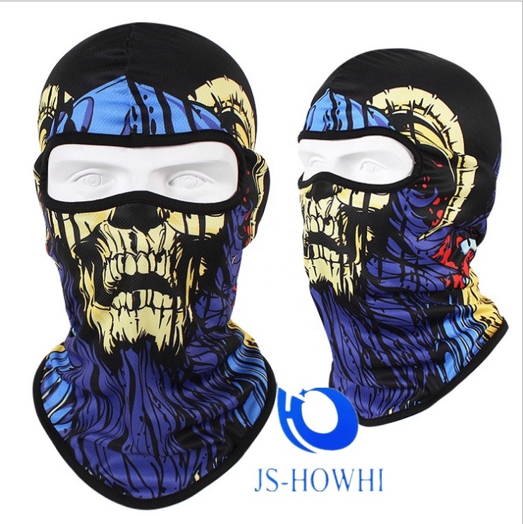 Skull Ghost Clown Halloween Windproof Balaclavas  Face Mask Outdoor Sports Warm Ski Caps Bicycle Bike  Skull Face Mask