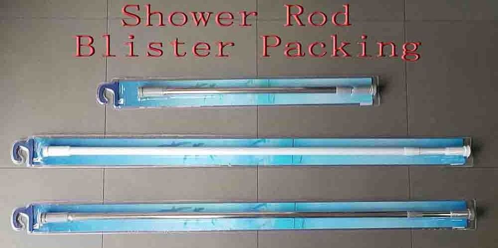 Telescopic straight stainless steel Aluminium shower curtain rod/curtain rod for bath room