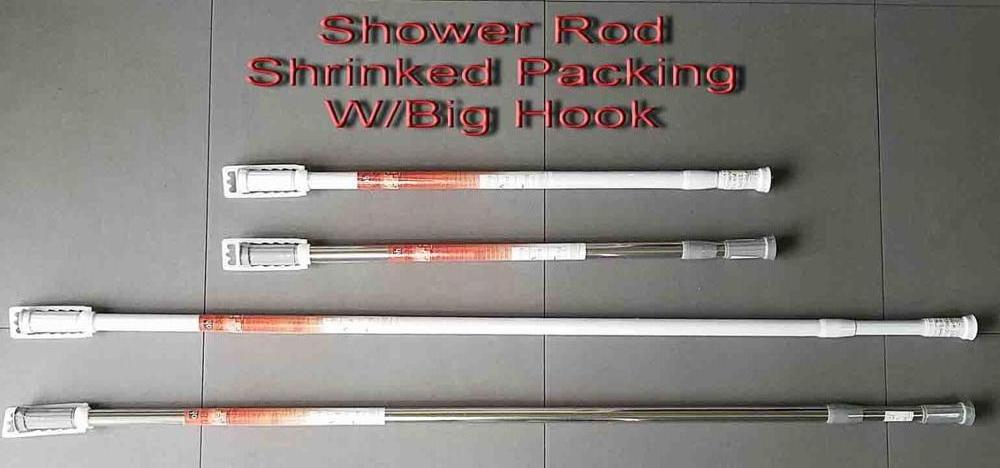 Telescopic straight stainless steel Aluminium shower curtain rod/curtain rod for bath room