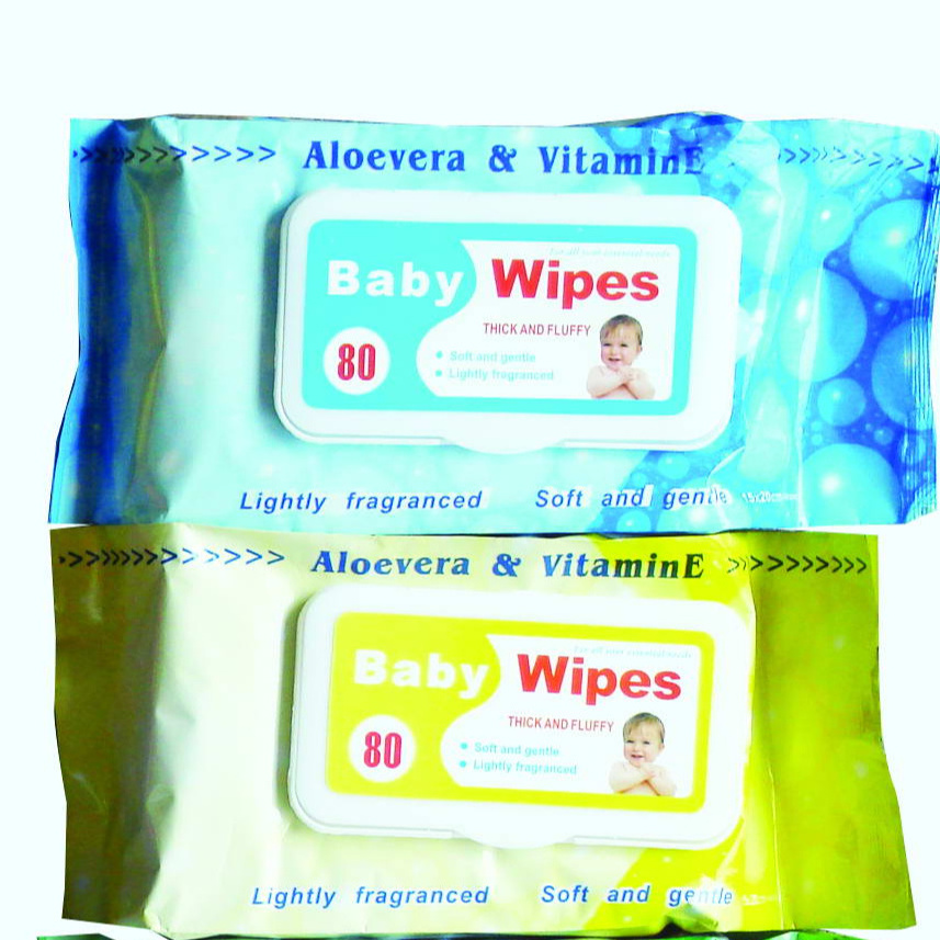 customized single pack wet tissue facial wet wipe