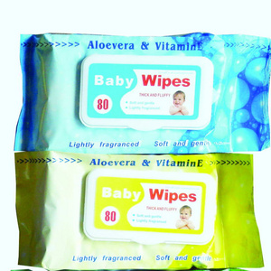 customized single pack wet tissue facial wet wipe