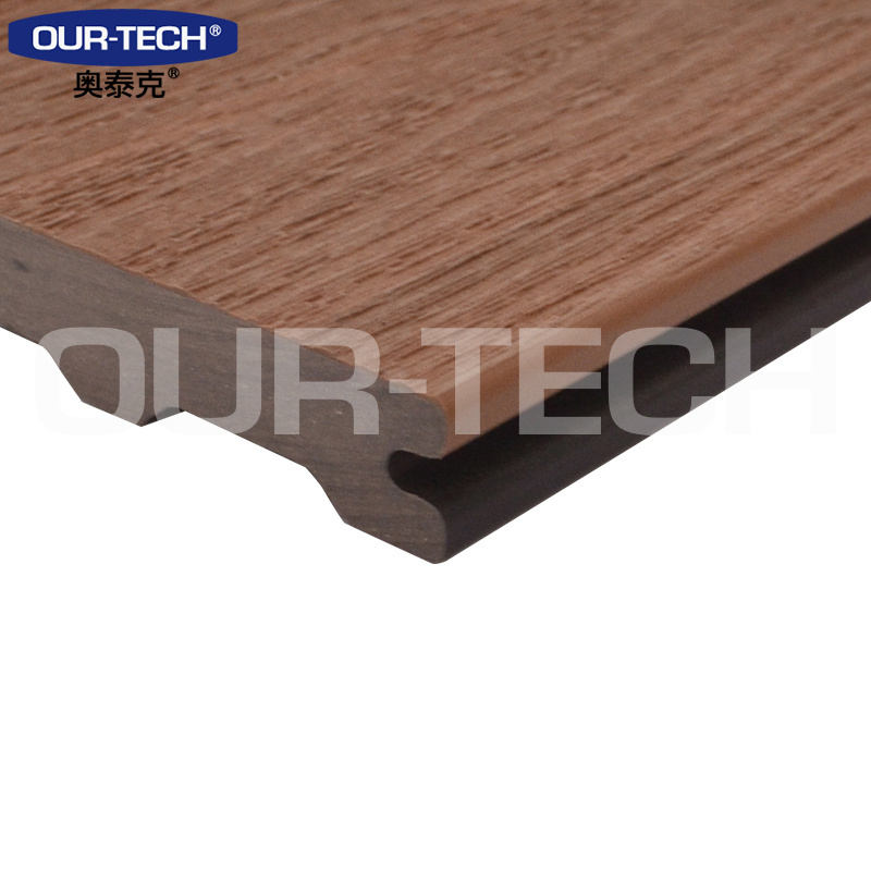 High quality wood plastic exterior wall floor, outdoor garden wood plastic veneer elastic floor 140*20mm