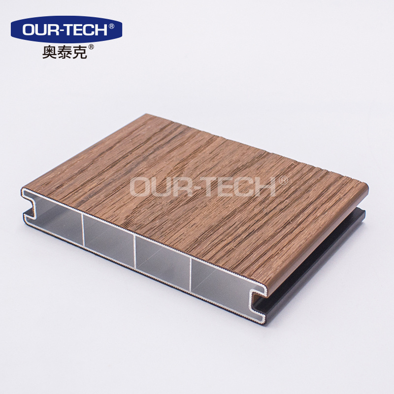 Aluminum Composite Decking Board Waterproof Extruded Aluminum Decking Outdoor Floor