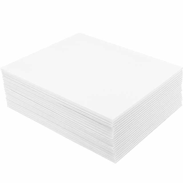 Foldable 4x8 3mm 5mm White PP Twin Wall Corrugated Coroplast Plastic Sheet Panel