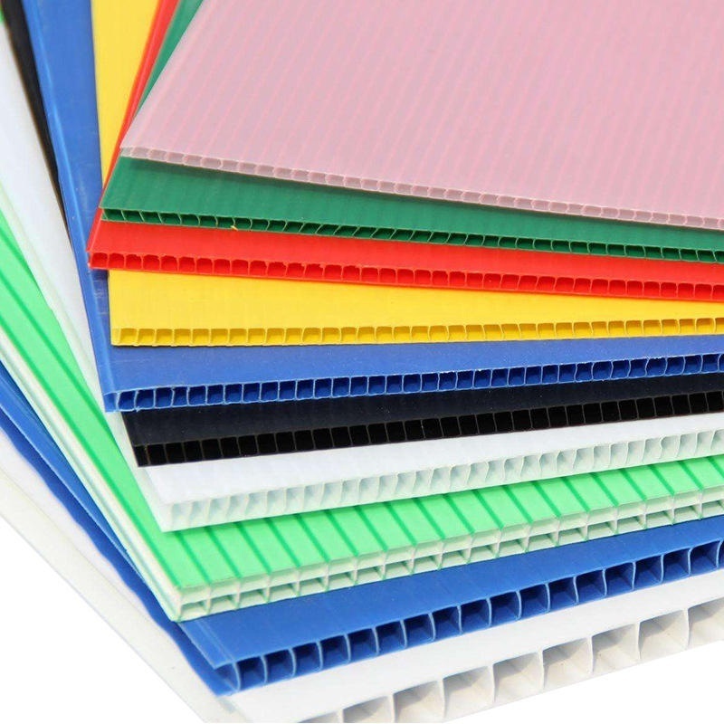 Customized Corrosion And Chemical Resistant Pp Plastic Fluted Polypropylene Hollow Board