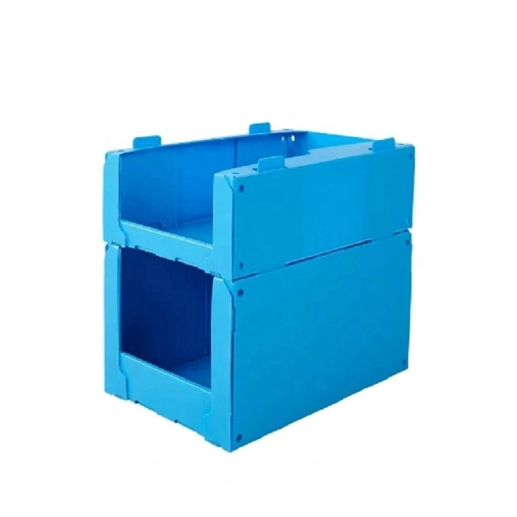 PP corrugated plastic box  warehouse clothing picking bin