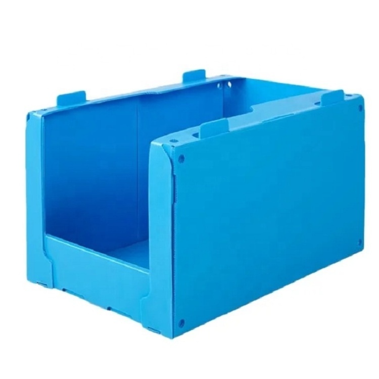 PP corrugated plastic box  warehouse clothing picking bin