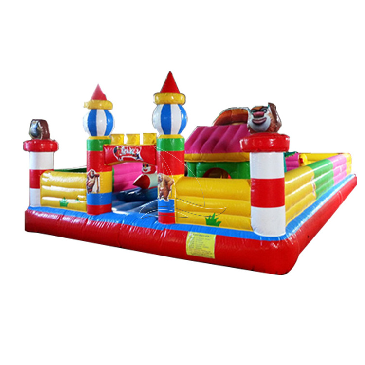 Commercial Kids Inflatable Castle Jumping Castle Slide Inflatable Playground