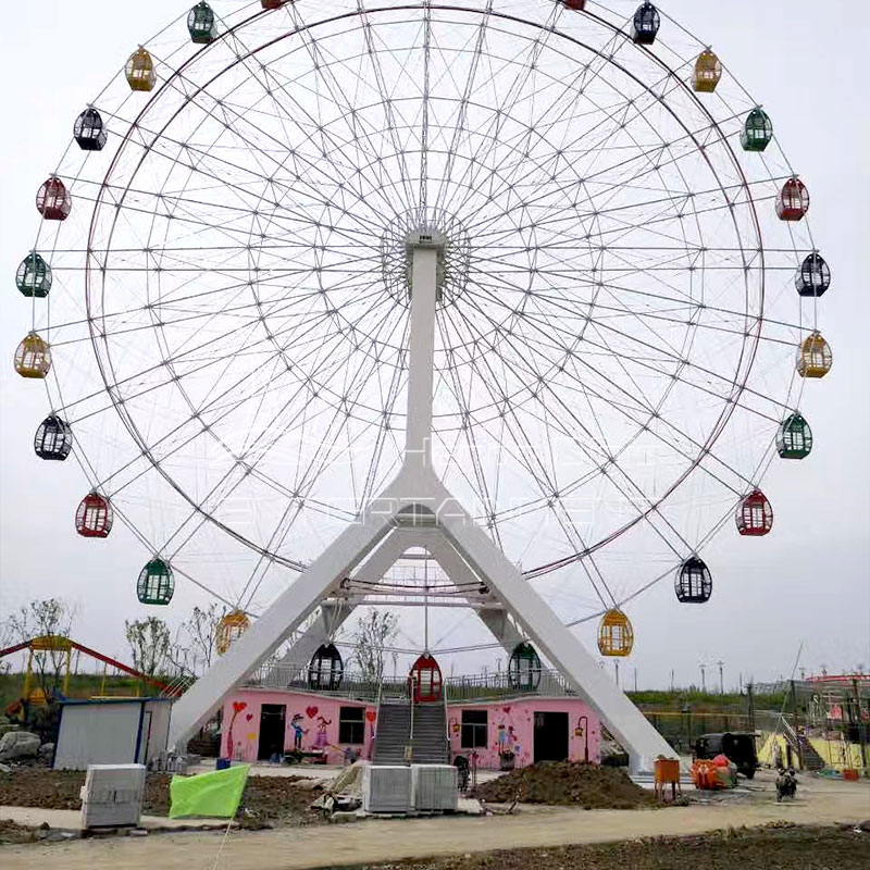Outdoor fairground entertainment equipment amusement park 50m height ...