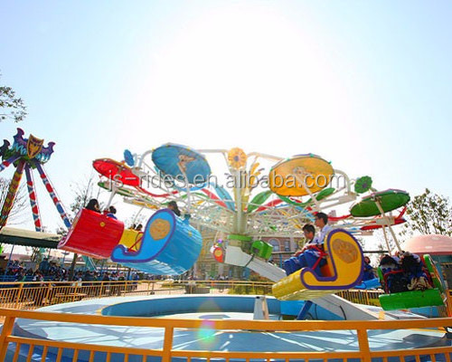 Factory price machine 24 seats swing twister amusement double flying ride for sale