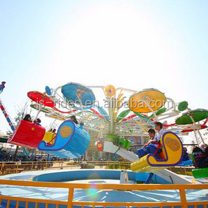 Factory price machine 24 seats swing twister amusement double flying ride for sale