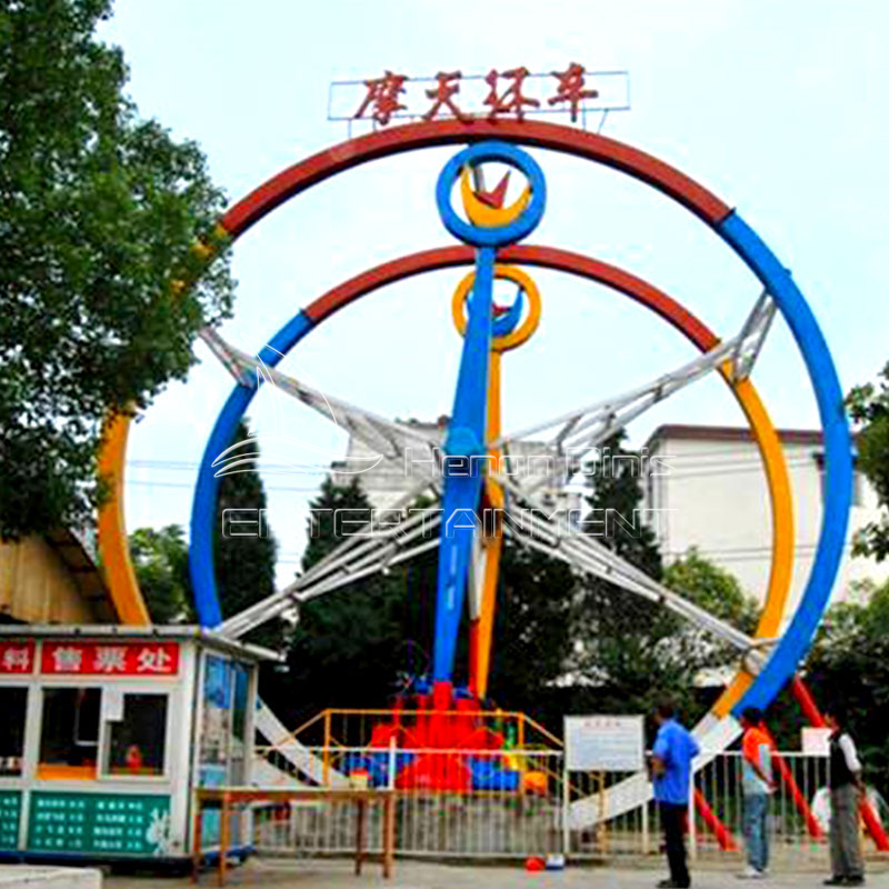 Attractive Park Equipment Exciting Game Ring Cars Ferris Wheel Rides for Adults