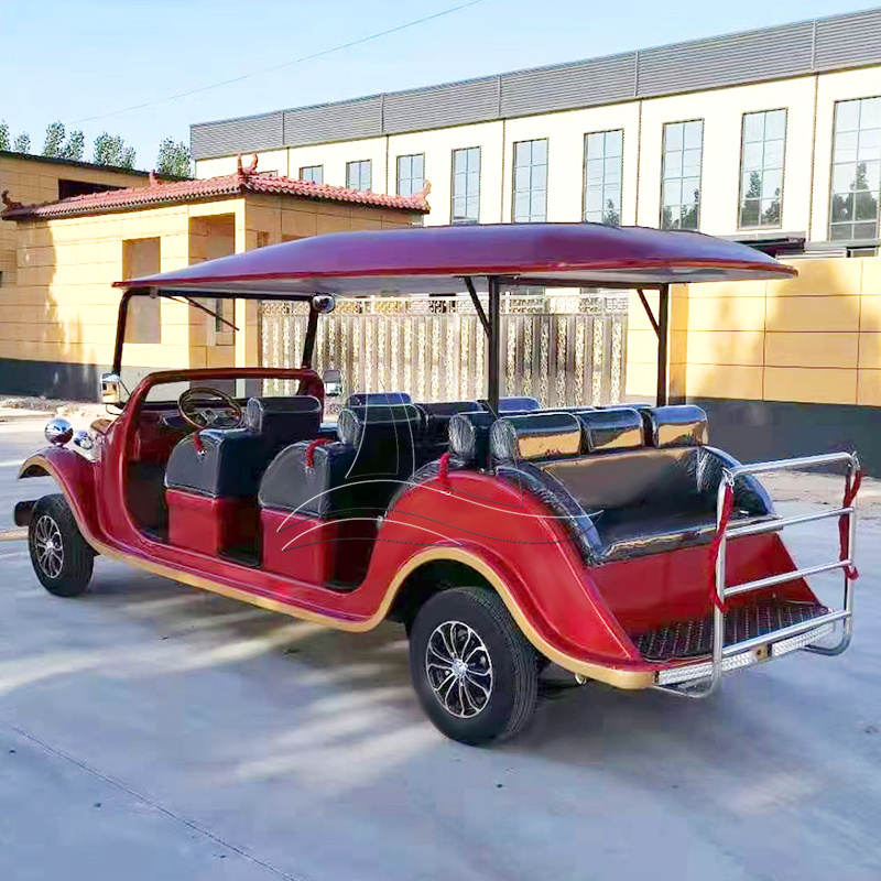 Classic antique electric tourist sightseeing bus vintage sightseeing car for sale