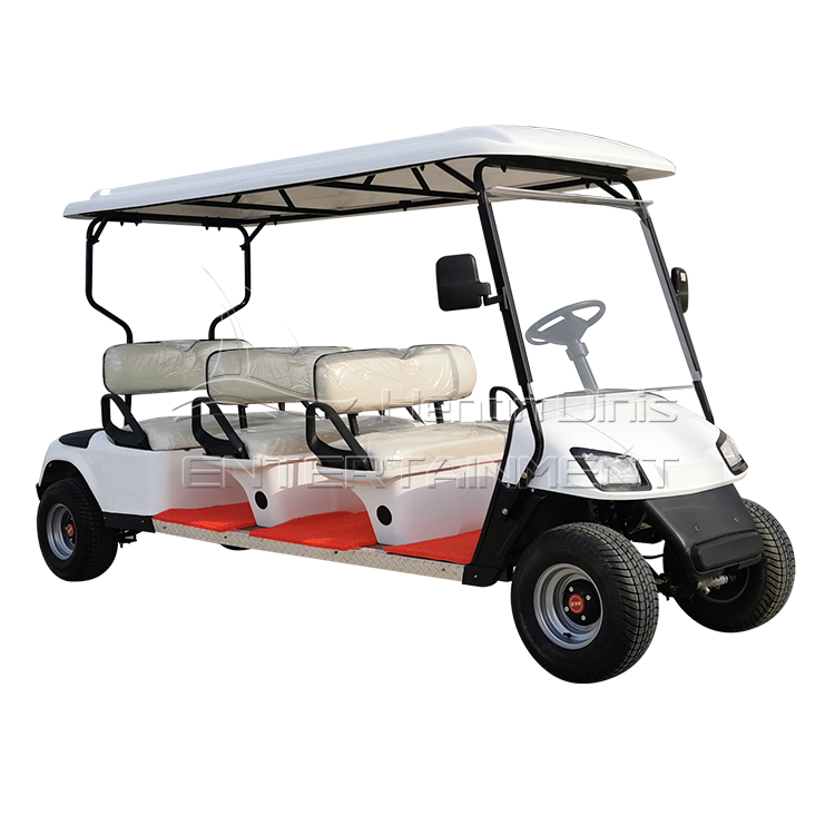 China Factory Cheap Price Airport Electric Club Car Off Road 6 Seater Golf Cart Manufacture