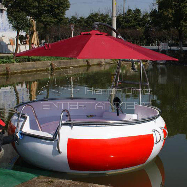 Professional Manufacture Barbecue Boat park donuts boat for sale