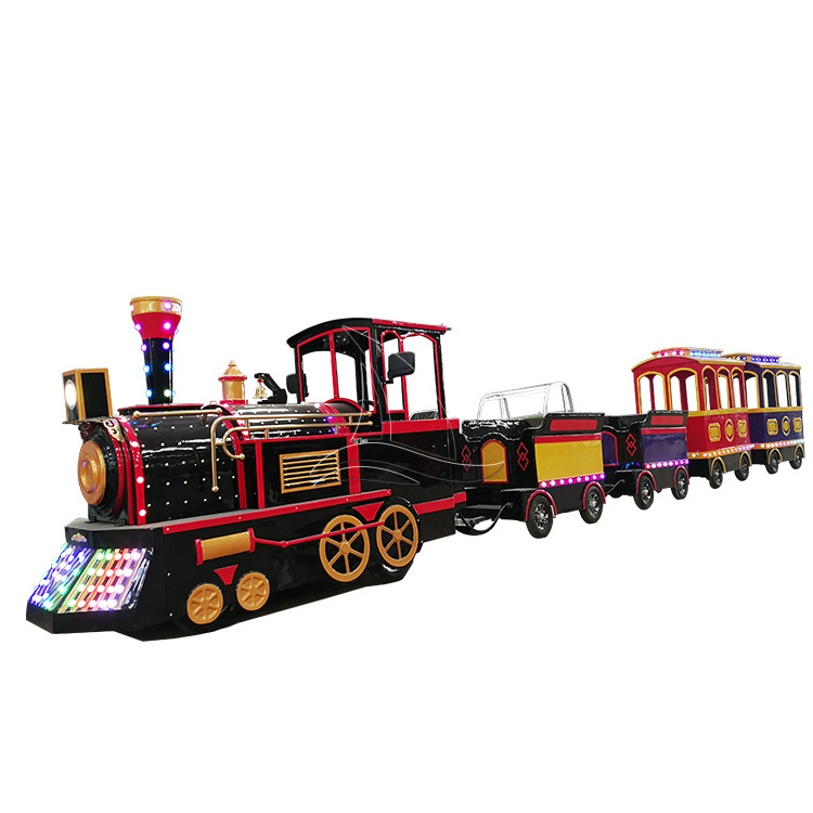 Christmas Children rides adults trackless train for shopping mall