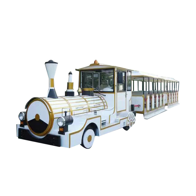 Amusement park road train diesel Trackless Train for sale