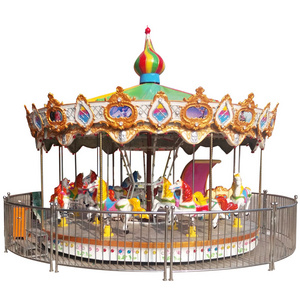 Indoor carousel horse kids play ground games carousel machine for sale