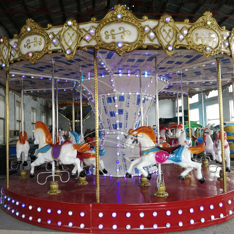 Cheap playground rides kids roundabout carosuel luxury merry go round for sale