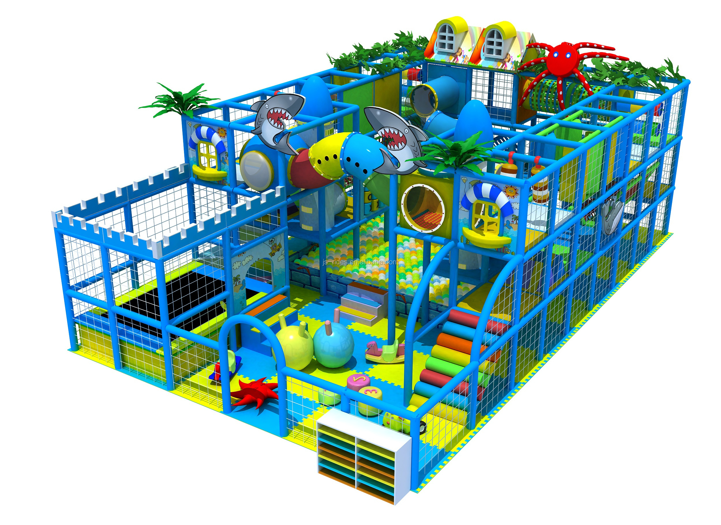 Park Rides Amusement Shopping Malls Kids Indoor Playground Soft Play Equipment