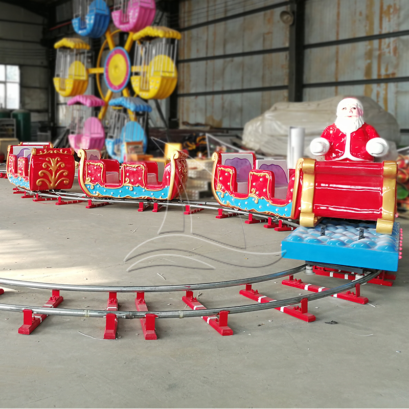 Children Carnival Mini Electric Track Christmas Train Ride